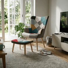 Relaxačné kreslo s podnožkou AK-305B