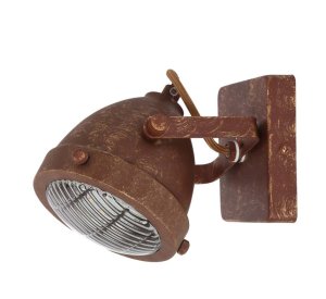 Nástenná lampa 1xGU10 hrdzavá FRODO