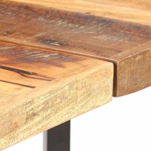 Barový stůl masivní dřevo / ocel Dekorhome - DEKOR: Recyklované dřevo