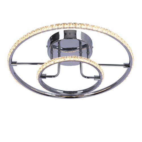 Okrúhle LED stropné svietidlo chrómové stropné svietidlo 36W 3000K Adel