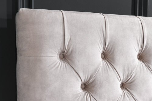 Chesterfield postel PALLAS Dekorhome - BAREVNÁ VARIANTA: Hořčicová