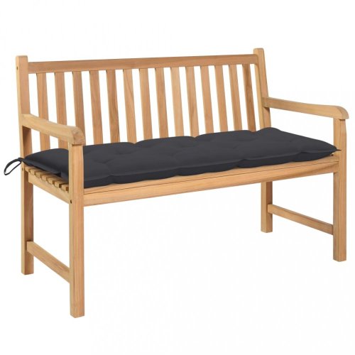 Zahradní lavice s poduškou 120 cm Dekorhome