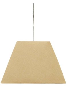 Závesná stropná lampa 1X60W E27 krémová ŠTANDARD