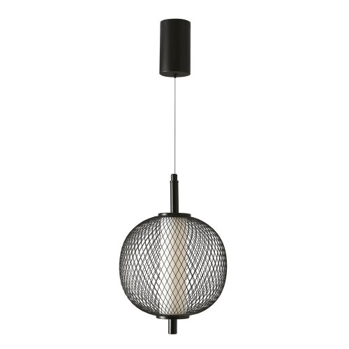 Závesná lampa PUMA s drôteným tienidlom s priemerom 20 cm – dizajnová lampa do obývačky, LED 3000K