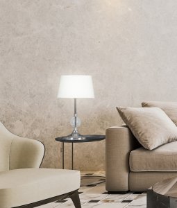 Bezbarvá kancelářská stolní lampa Fero