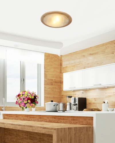 Stropné svietidlo Bambusové stropné svietidlo Drevené Štandardné 1X60 W E27 Borovicové