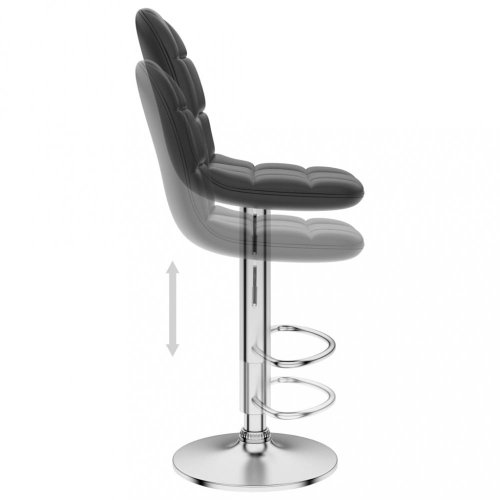 Barová židle umělá kůže / chrom Dekorhome - BAREVNÁ VARIANTA: Zelená