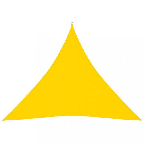 Tieniaca plachta trojuholníková 4x4x4 m oxfordská látka Dekorhome - BAREVNÁ VARIANTA: Žltá