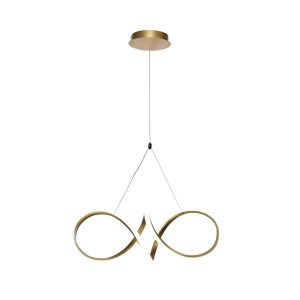 SPARK lampa wisząca złoty 32W LED 3000, 4000, 6000K osłonka biała