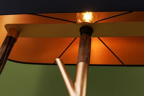 Stojací lampa BADEBE Dekorhome