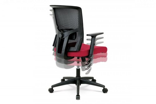 Kancelářská židle KA-B1012 - BAREVNÁ VARIANTA: Vínová