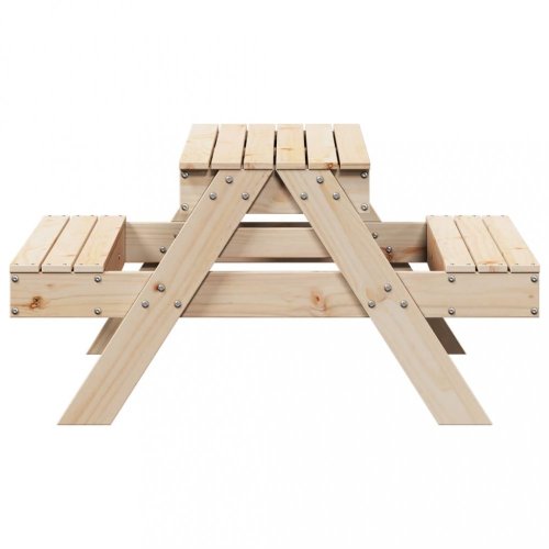Dětský piknikový stůl s pískovištěm masivní borové dřevo