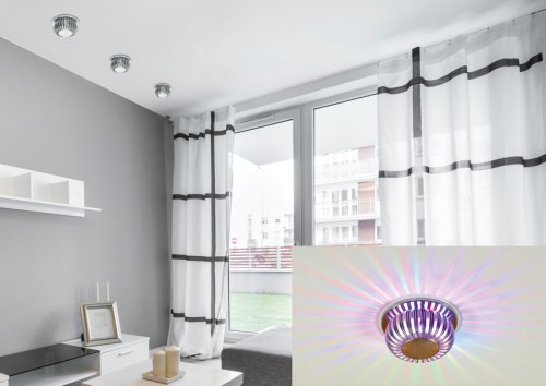 RGB LED stropné svietidlo