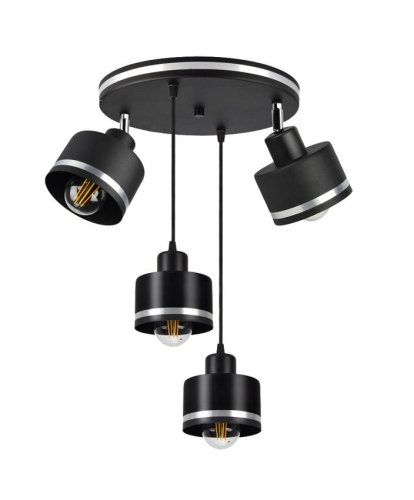 Závesná lampa WAMA 4xE27