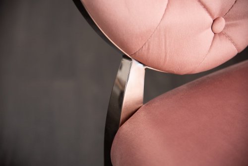 Chesterfield jídelní židle 2 ks ZETHOS Dekorhome - BAREVNÁ VARIANTA: Růžová