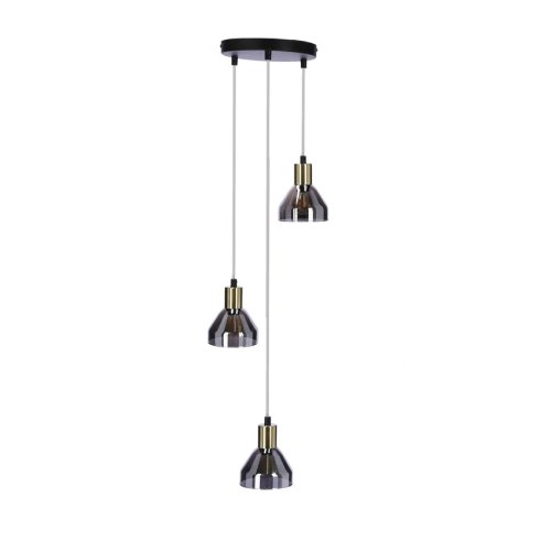 Závesná lampa zlatá 3xE14 18cm Gregory
