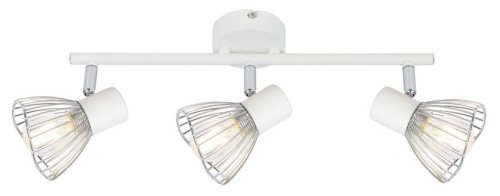 Nástenná lampa Fly e14 biela/chrómová