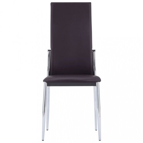 Jedálenská stolička 2 ks umelá koža Dekorhome - BAREVNÁ VARIANTA: Biela
