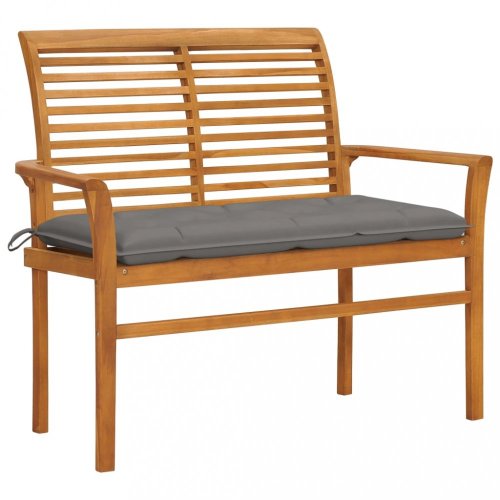 Zahradní lavice s poduškou 112 cm Dekorhome
