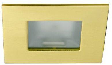 Štvorcové zlaté saténové schodiskové svietidlo G4 MS-04