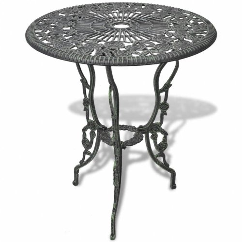Záhradný bistro set 3 ks liaty hliník Dekorhome