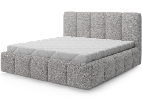 Posteľ Edvige + Drevený rám + Štandardný zdvih + kontajner 180x200