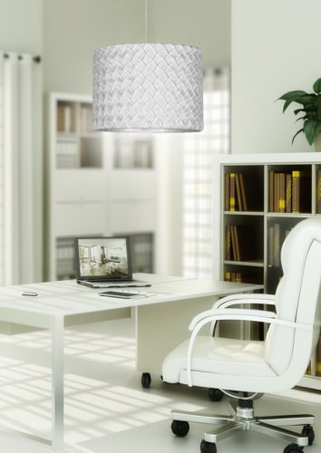 Stropní lampa Susan E27 bílá