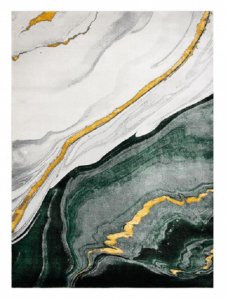 Kusový koberec Emerald 1017 green and gold 80x150 cm