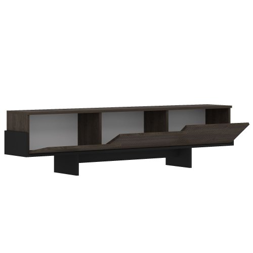 TV stolek Hege - Walnut, Black