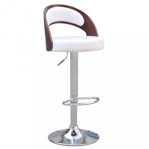 Barové židle 2 ks umělá kůže / dřevo / kov Dekorhome - BAREVNÁ VARIANTA: Černá