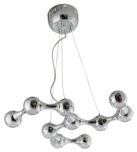 Dekorativní chromová závěsná lampa LED 10x3W 4000K Led 2