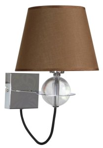 Nástěnná lampa 1X40W E14 hnědá TESORO