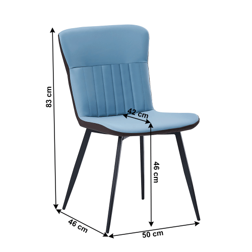 Jídelní židle KLARISA - BAREVNÁ VARIANTA: Modrá