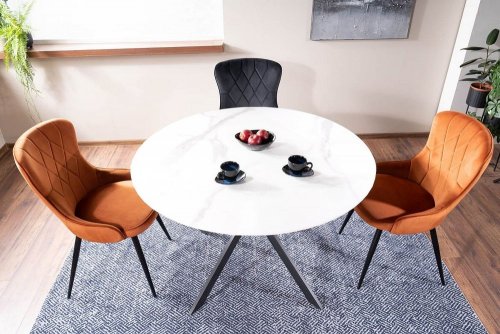 Jedálenský stôl TALIA - BAREVNÁ VARIANTA: Sivý mramor