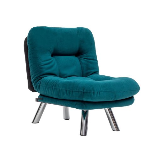 Rozkládací křeslo Misa Small Solo - Petrol Green