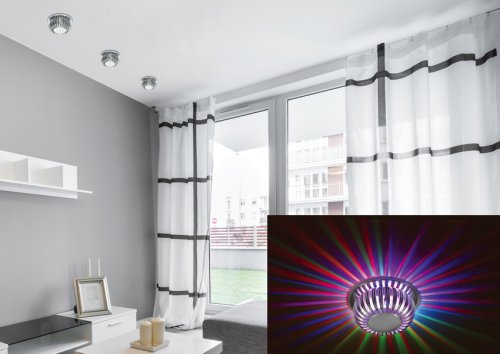 RGB LED stropné svietidlo