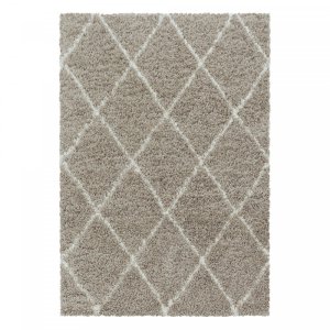 Kusový koberec Alvor Shaggy 3401 beige 140x200 cm