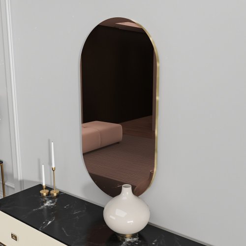 Zrkadlo Riors - Bronze, Gold
