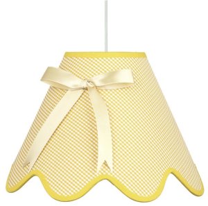 Žltá závesná stropná lampa Lola e27