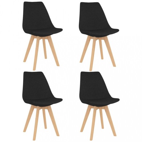 Jídelní set 4+1 buk / látka / plast Dekorhome