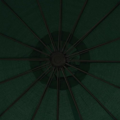 Závěsný slunečník Ø 300 cm hliníková tyč Dekorhome - BAREVNÁ VARIANTA: Zelená
