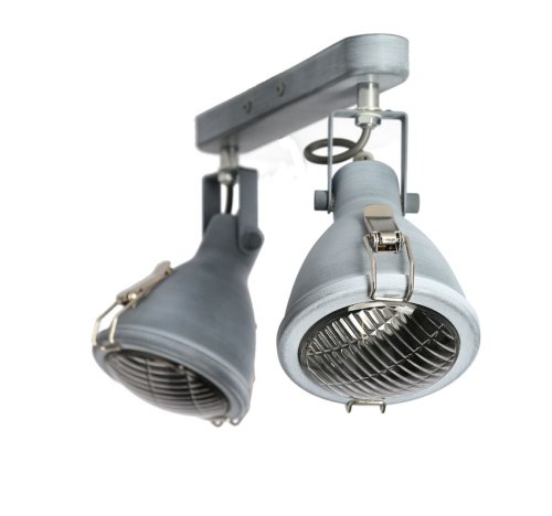 Nástenná lampa Crodo E14 sivá
