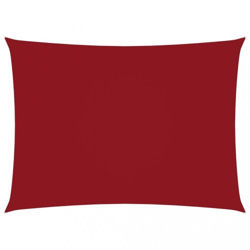 Stínící plachta obdélníková 6 x 8 m oxfordská látka Dekorhome - BAREVNÁ VARIANTA: Červená