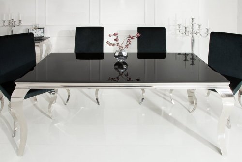 Jídelní stůl ZETHOS 180 cm Dekorhome - BAREVNÁ VARIANTA: Bílošedý mramor