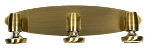 Stropné svietidlo Lotos 3*50W GU10 patina