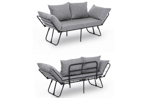 Dvojmiestna rozkladacia pohovka Viper 2-Seater - Light Grey