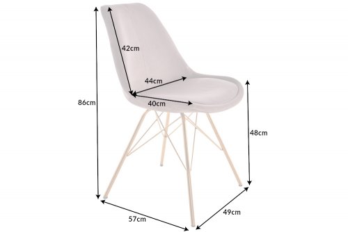 Jídelní židle 2 ks IKAROS Dekorhome - BAREVNÁ VARIANTA: Růžová