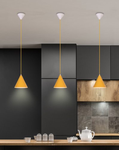 Závesná lampa VOSS 1xE27 - BAREVNÁ VARIANTA: Ružová