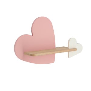 LED nástenná lampa 5W HEART 4000K IQ KIDS RUŽOVÁ
