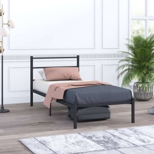 Rám jednolôžkovej postele Basic - Black 90x200